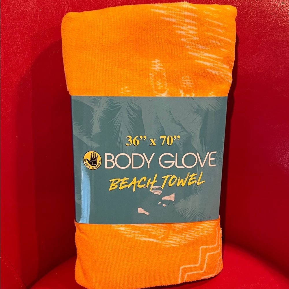 Body Glove Bright Orange Beach Towel